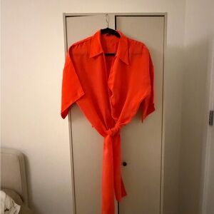Men's Orange Shirt